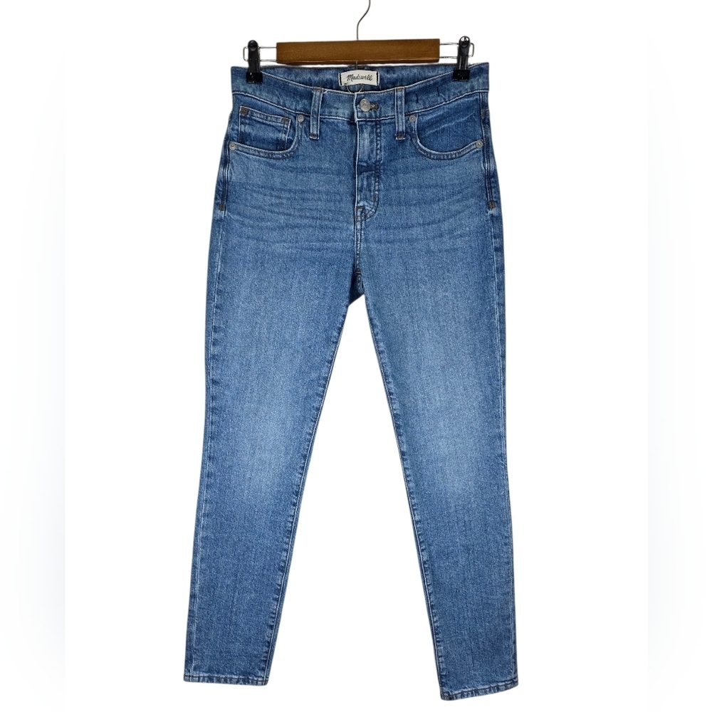 Madewell Womens 9" High Rise Skinny Denim Medium Wash Jeans Size 26